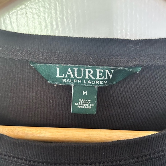 Ralph Lauren Black Top with Brown Details - Picture 2 of 4